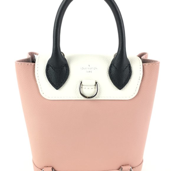 LOUIS VUITTON CALFSKIN LOCKME BACKPACK ROSE BALLERINE - Picture 3 of 10